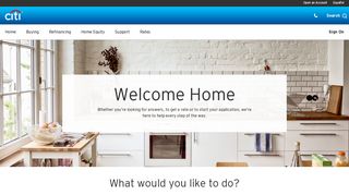 Home Mortgage Loans - Citi.com