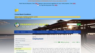Employment | City of Panama City Beach, FL