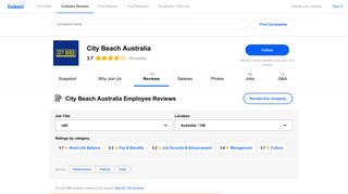 Working at City Beach Australia: 140 Reviews | Indeed.com