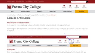 Login | Fresno City College