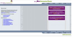 SJECCD myWeb Information Center - San Jose