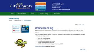 Online Banking - City County Employees Credit Union