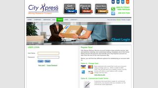 Customer Login and Manage your City Xpress Account