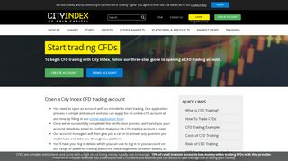 Start CFD Trading | Contracts For Difference | City Index UK