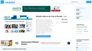 Visit Moodle.citylit.ac.uk - City Lit Moodle.