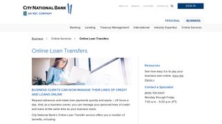 Online Loan Transfers - CNB.com