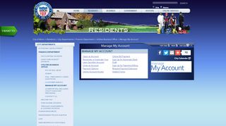 Manage My Account : City of Akron