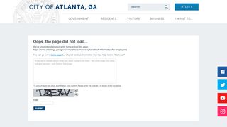 Atlanta, GA : For Employees - City of Atlanta
