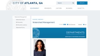 Atlanta, GA : Watershed Management - City of Atlanta