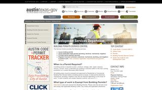 Building Permits (Service Center) | Development Services ...