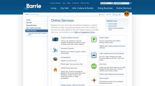 Online Services - City of Barrie