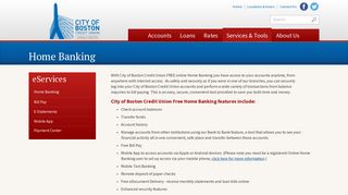 City of Boston Credit Union - Home Banking