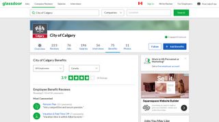 City of Calgary Employee Benefits and Perks | Glassdoor.ca