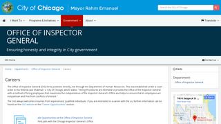 City of Chicago :: Careers