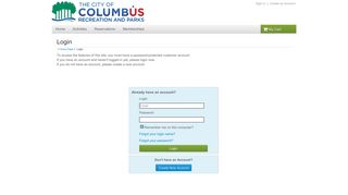 Columbus Recreation and Parks-Online