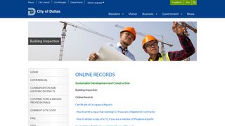 online-records - City of Dallas