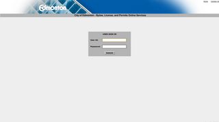 Web Application - Sign In - City of Edmonton