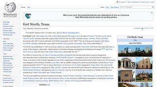 City of Fort Worth - Wikipedia