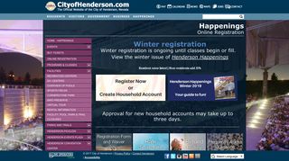 Online Registration - City of Henderson