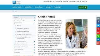 Learn more about Nursing, Research, Health job ... - City of Hope
