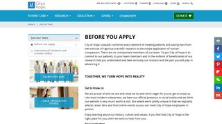 Search and Apply for Jobs | City of Hope