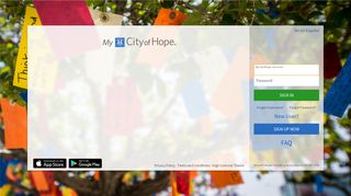 Terms and Conditions - MyCityofHope