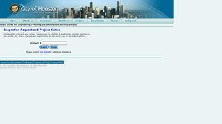 City of Houston > Online Permits
