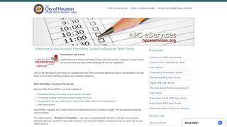 Houston Electronic Plan Review: Welcome to the Houston Permitting ...