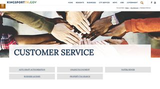 Customer Service - Kingsport, TN - City of Kingsport