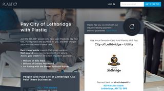 City of Lethbridge - Utility - Plastiq