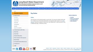 Pay Online - Long Beach Water