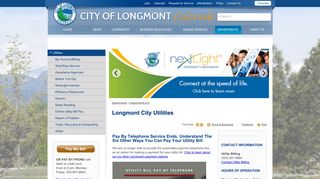 Longmont City Utilities | City of Longmont, Colorado