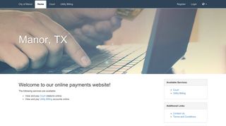 Manor, TX - Municipal Online Services