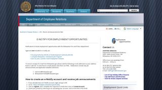 Receive Job Announcements by E-Mail - City of Milwaukee