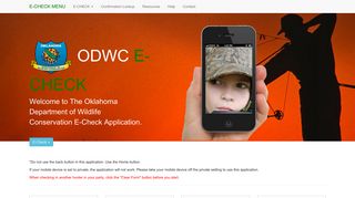 MOBILE E-CHECK - Oklahoma Department of Wildlife Conservation
