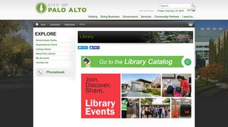 City of Palo Alto, CA - Library