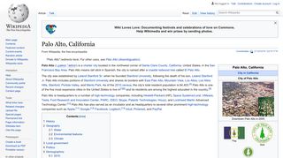 Palo Alto, California - Wikipedia