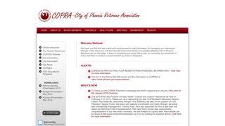 City of Phoenix Retirees Association: Official COPRA Website