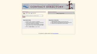 Search City Government Phone Directory - Richmond - Visit Website