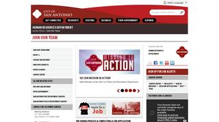 Join Our Team - The City of San Antonio