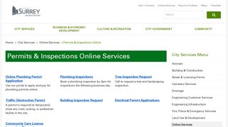 Permits & Inspections Online | City of Surrey