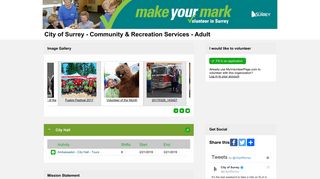 MyVolunteerPage - City of Surrey - Community & Recreation Services ...