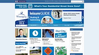 City of Winnipeg - Official City of Winnipeg Homepage - Winnipeg ...