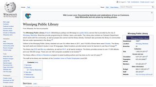 Winnipeg Public Library - Wikipedia
