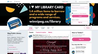 Wpg Public Library (@wpglibrary) | Twitter