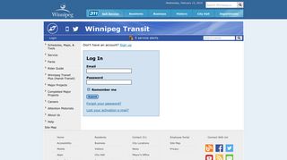 Login - Winnipeg Transit