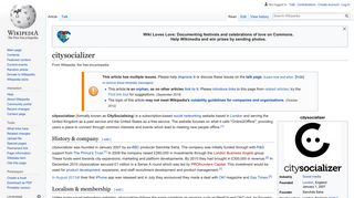 citysocializer - Wikipedia