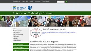 Information Technology Division - Lehman College