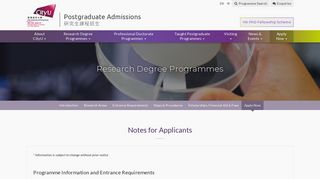 Apply Now - City University of Hong Kong
