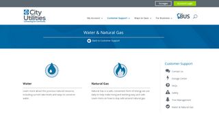 Water & Natural Gas | City Utilities of Springfield MO